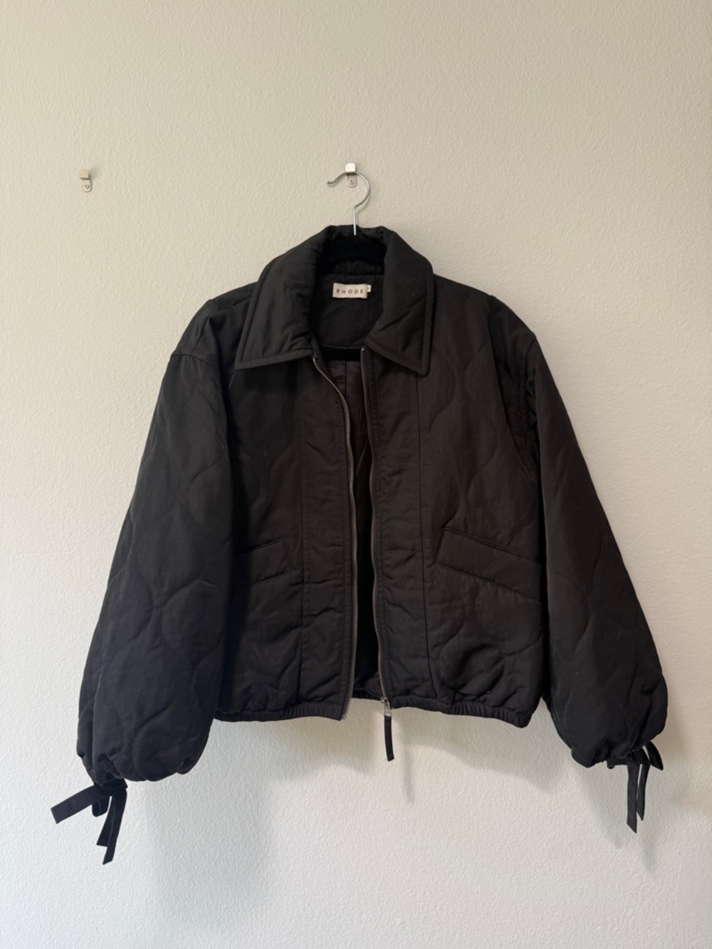 Rhode black Puffer Jacket - Women's Quilted Zip Front Coat